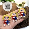APLIQUE BISCUIT MENINA ALERQUINA - UNIDADE
