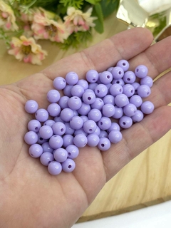 BOLA LEITOSA LILÁS 8MM - LEI827 - 20 GRAMAS