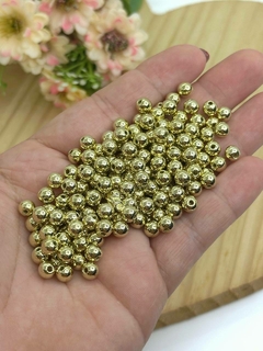 BOLA PARA PULSEIRAS DOURADA 6MM - BOL601 - 20 GRAMAS - comprar online