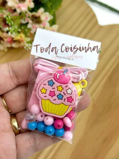 KIT PRENDEDOR DE CHUPETA CUPCAKE - PRD32
