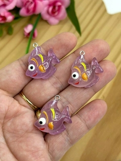 PINGENTE PARA PULSEIRA PEIXE - PGT122 - 2 UNIDADES