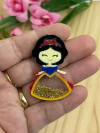 APLIQUE ACRÍLICO PRINCESA BRANCA DE NEVE - UNIDADE - comprar online