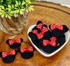 APLIQUE LACINHO DE TECIDO MINNIE - TCD39 - 2 UNIDADES