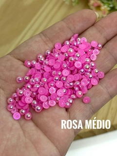 MEIA PÉROLA 5MM ROSA MÉDIO - MP501 - 20 GRAMAS - comprar online
