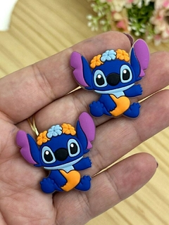 APLIQUE EMBORRACHADO STITCH AZUL - EMB473 - 2 UNIDADES - comprar online