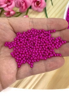 PÉROLA PARA PULSEIRAS 3 MM - 10 G ROSA PINK