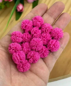 POMPOM DE MALHA 1,5 CM - 10 UNIDADES - loja online