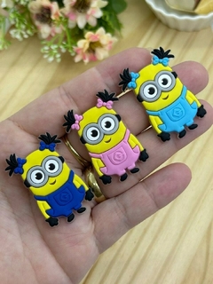 APLIQUE EMBORRACHADO MINIONS - EMB463 - 2 UNIDADES
