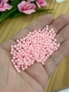 PÉROLA PARA PULSEIRAS 4MM ROSA BEBÊ - PER402 - 20 GRAMAS