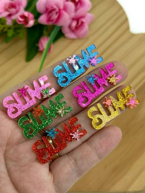 APLIQUE ACRÍLICO SLIME - ACR130 - 5 UNIDADES