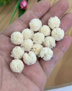 POMPOM DE MALHA 1,5 CM - 10 UNIDADES