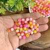 BOLA TYE DYE PARA PULSEIRAS ROSA 8MM - 20G