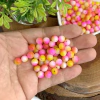 BOLA TYE DYE PARA PULSEIRAS ROSA 8MM - 20G