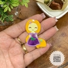 APLIQUE ACRÍLICO PRINCESA RAPUNZEL - UNIDADE