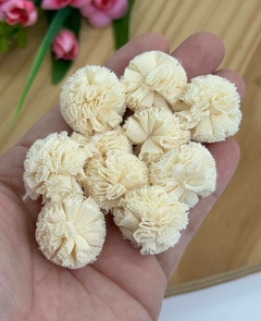 POMPOM DE MALHA 2,5 CM - 10 UNIDADES - loja online