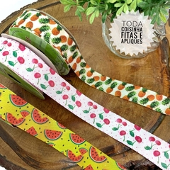 FITA GORGURÃO ESTAMPADA 24 MM