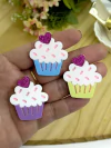 APLIQUE ACRÍLICO CUPCAKE - ACR164 - UNIDADE