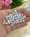 ENTREMEIO PARA PULSEIRA LETRINHA BRANCA COM PRETA - LTR33 - 20 GRAMAS