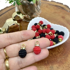 PINGENTE PARA PULSEIRA PÉROLA CRAQUELADA - 6 UNIDADES - MESMA COR - comprar online