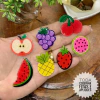 APLIQUE RESINA FRUTAS - RSN64 - 2 UNIDADES