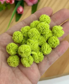 POMPOM DE MALHA 1,5 CM - 10 UNIDADES - Toda Coisinha Fitas e Apliques