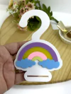 PORTA LAÇO ACRÍLICO ARCO IRIS - UNIDADE