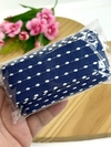 KIT FITA POESPONTO POMPOM SINIMBU AZUL - FITA214 - 4 METROS