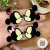 APLIQUE ACRÍLICO MICKEY E MINNIE BEIJO - UNIDADE
