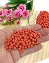 BOLA EMBORRACHADA PARA PULSEIRAS 6 MM - 20 GRAMAS LARANJA