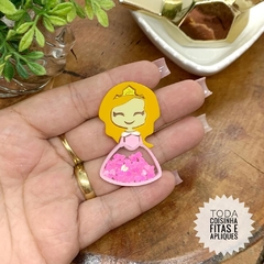 APLIQUE ACRÍLICO PRINCESA AURORA - UNIDADE