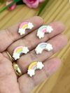 APLIQUE RESINA MINI ARCO IRIS - RSN117 - 3 UNIDADES