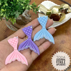 APLIQUE BISCUIT CALDA DE SEREIA 2 - UNIDADE