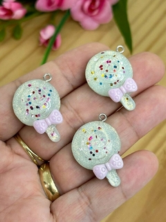 PINGENTE PARA PULSEIRA PIRULITO - PGT110 - 2 UNIDADES