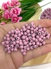 BOLA EMBORRACHADA PARA PULSEIRAS 6 MM - ROSA01 - 20 GRAMAS