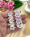 PLAQUINHA ACRÍLICA PARA HAIR CLIPS - UNIDADE
