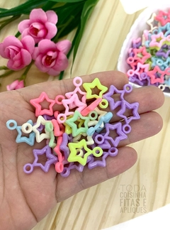 PINGENTE PARA PULSEIRA ESTRELA VAZADO - 10 GRAMAS