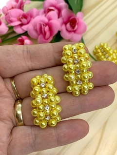 ENTREMEIO PEROLADO COM STRASS - TAM M - UNIDADE - comprar online
