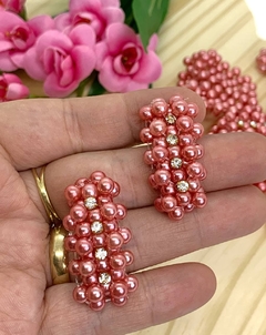 ENTREMEIO PEROLADO COM STRASS - TAM M - UNIDADE