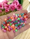 ENTREMEIO PARA PULSEIRA REDONDO COM LETRINHAS - LTR05 - 20 GRAMAS