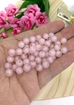 BOLA FOSCA ROSA BEBÊ 8 MM - 20 GRAMAS - comprar online