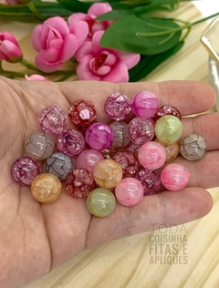ENTREMEIO PARA PULSEIRA BOLA MISTA 10MM - CLR119 - 20 GRAMA