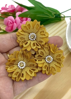 Imagem do APLIQUE FLOR TECIDO M - UNIDADE