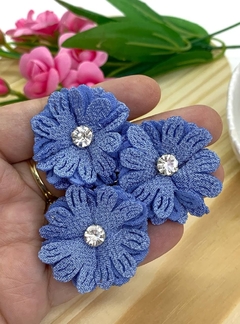 APLIQUE FLOR TECIDO M - UNIDADE - comprar online