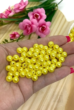 PÉROLA PARA PULSEIRAS 6 MM - AMARELO - 20 GRAMAS