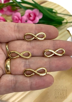ENTREMEIO PARA PULSEIRAS SIMBOLO INFINITO - PGT84 - 3 UNIDADES