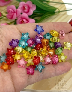 ENTREMEIO PARA PULSEIRAS ESTRELA COLORIDA - CLR05 - 20 GRAMAS