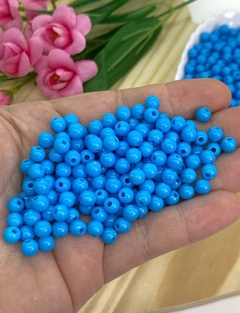 BOLA LEITOSA 6 MM - AZUL02 - 20 GRAMAS