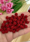 BOLA VELUDO 8 MM - VERMELHO - 20 GRAMAS