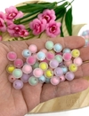 ENTREMEIO PARA PULSEIRAS BOLA FOSCA COLORIDA 10 MM - CLR82 - 20 GRAMAS