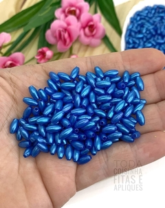 ENTREMEIO PARA PULSEIRAS TIPO ARROZ - AZUL - 20 GRAMAS
